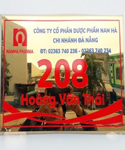 BẢNG INOX VÀNG GƯƠNG