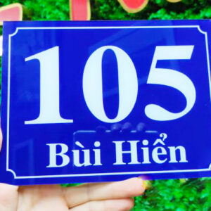 BẢNG SỐ NHÀ MICA