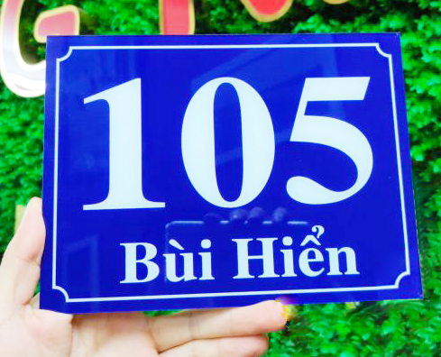 BẢNG SỐ NHÀ MICA