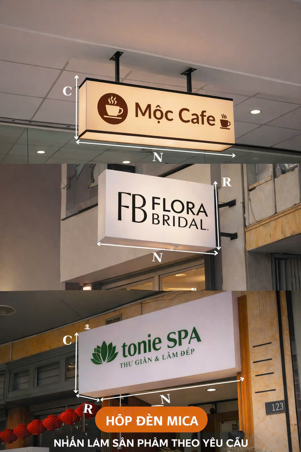 Hộp Đèn Sáng Kiểu Hàn